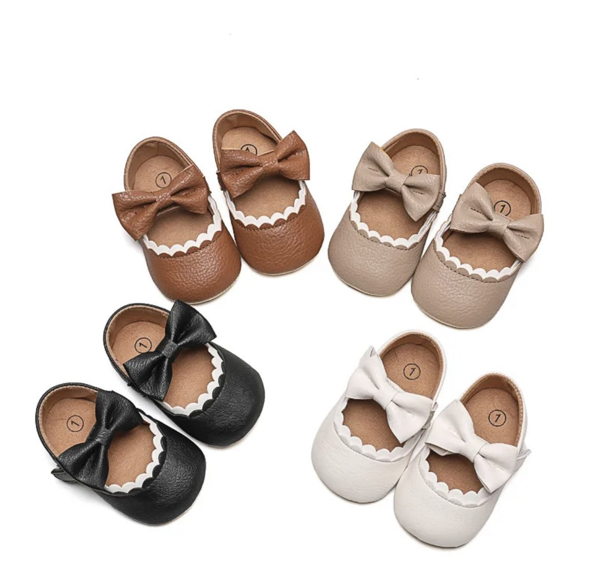 Leather Baby Sandal With Bow