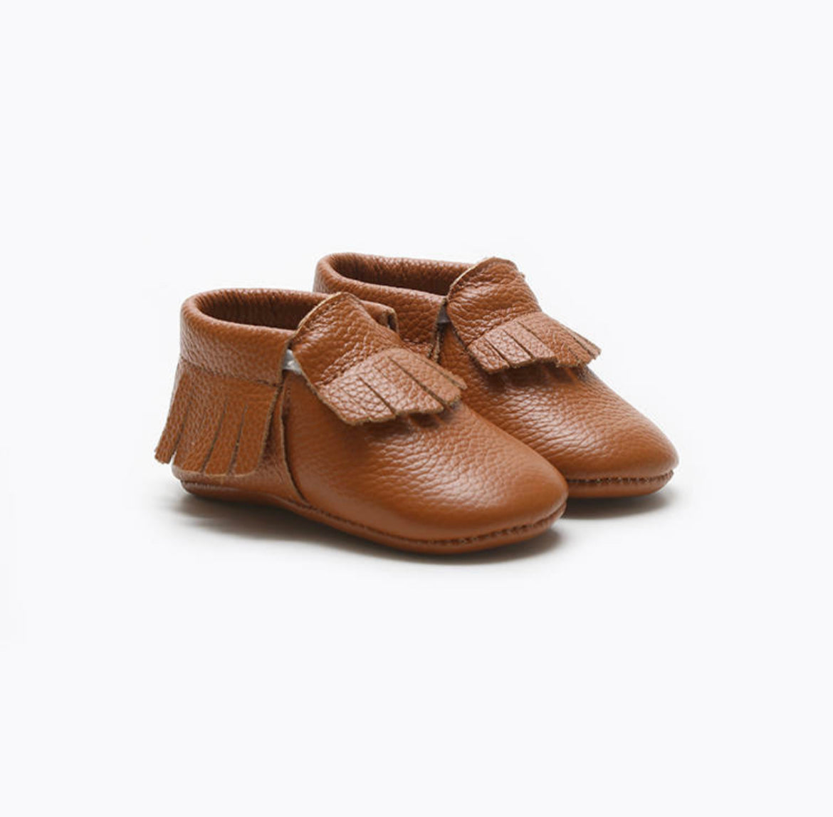 Genuine Leather baby moccasins