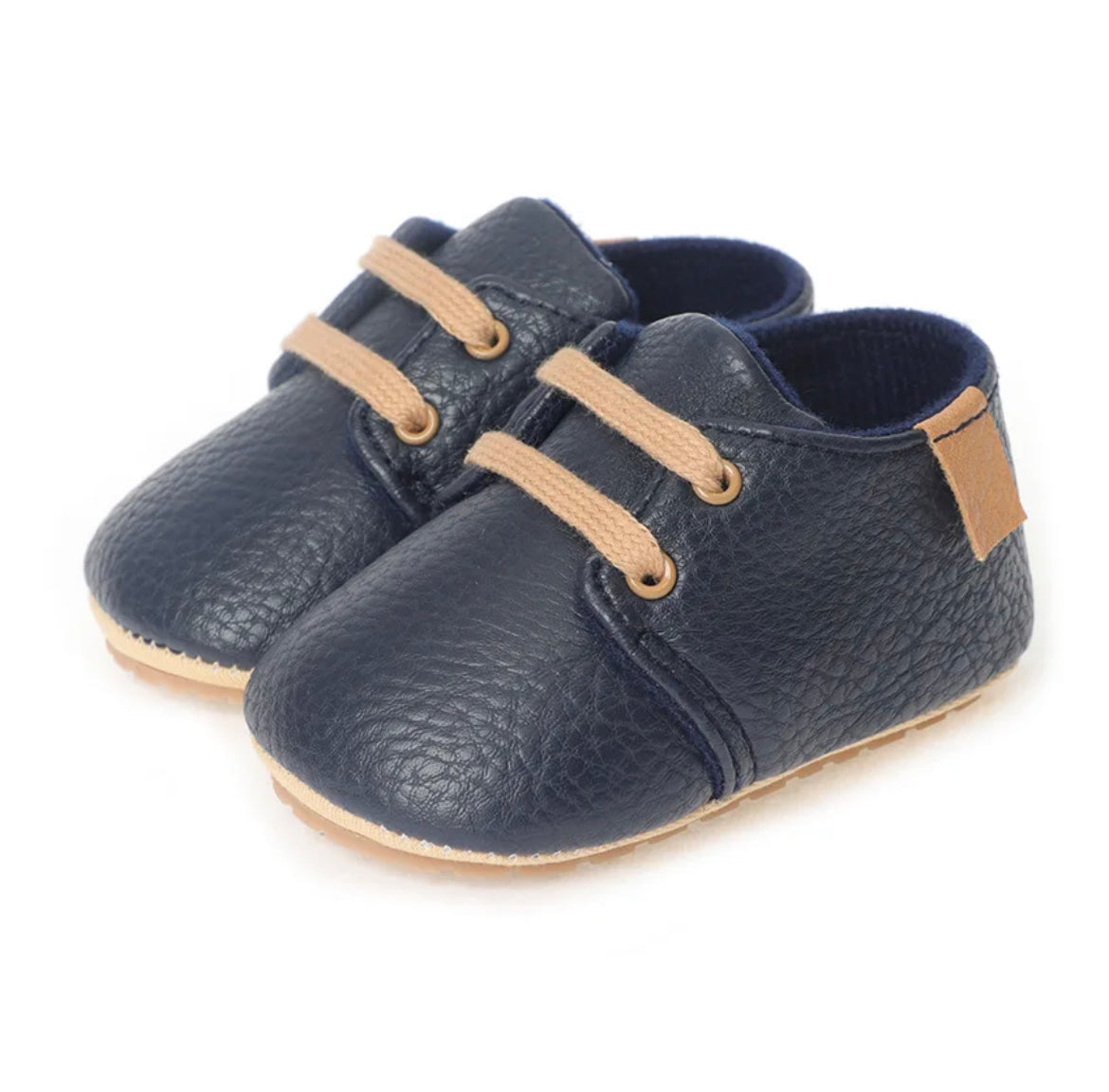 Leather Baby shoe with laces