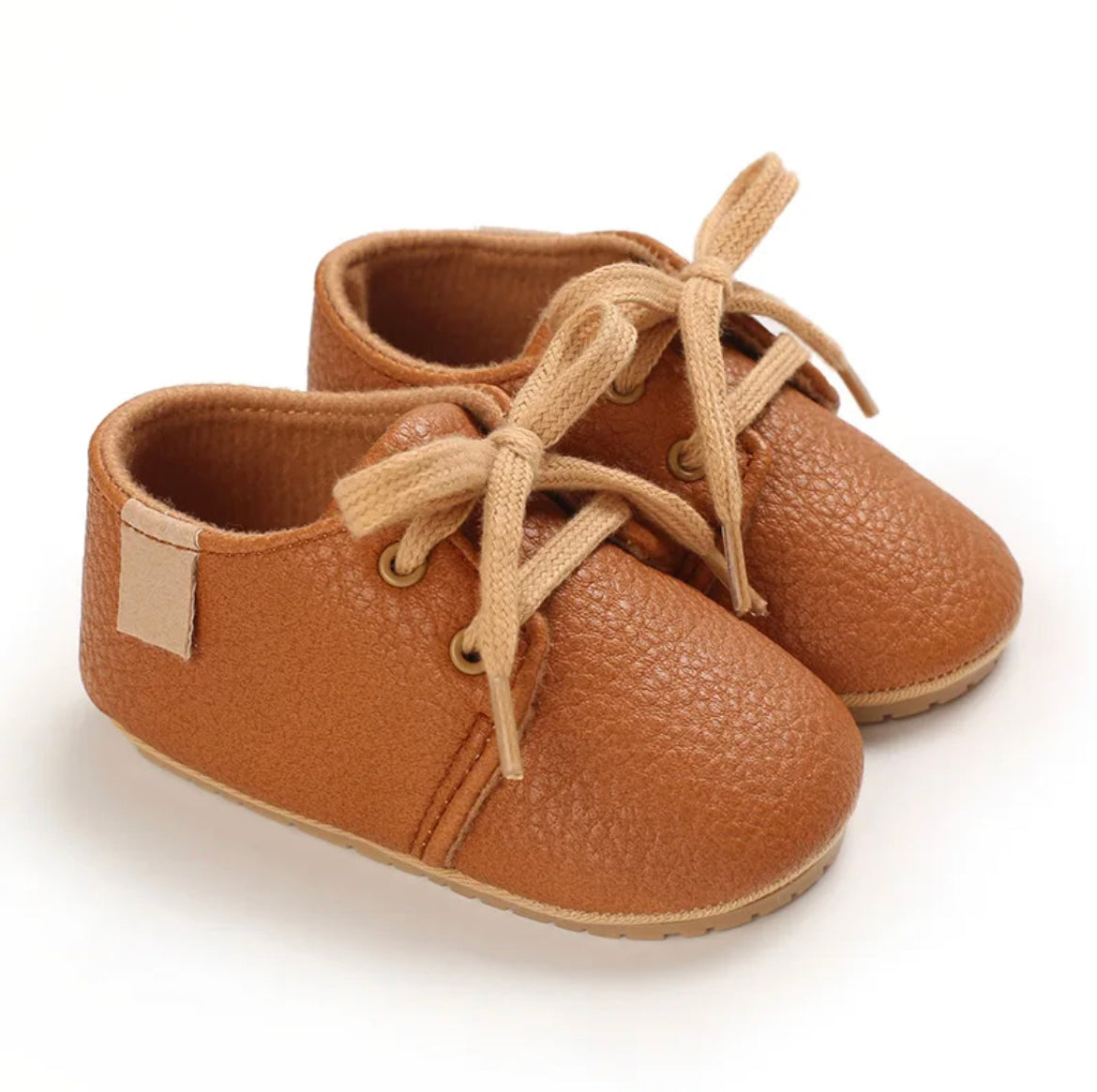 Leather Baby shoe with laces